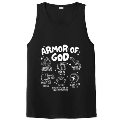 Armor Of God put on the armor of God Christian bible verses PosiCharge Competitor Tank
