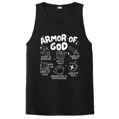 Armor Of God put on the armor of God Christian bible verses PosiCharge Competitor Tank