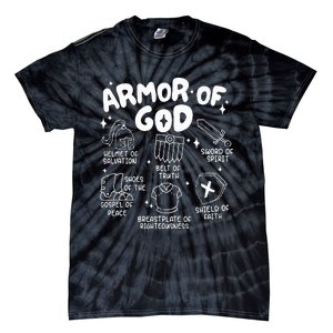 Armor Of God put on the armor of God Christian bible verses Tie-Dye T-Shirt