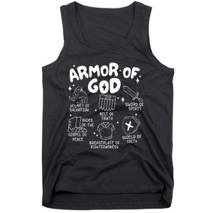 Armor Of God put on the armor of God Christian bible verses Tank Top