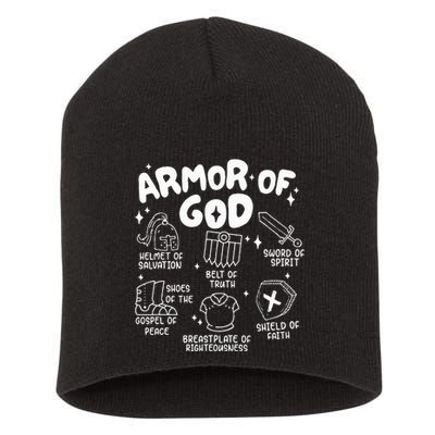 Armor Of God put on the armor of God Christian bible verses Short Acrylic Beanie