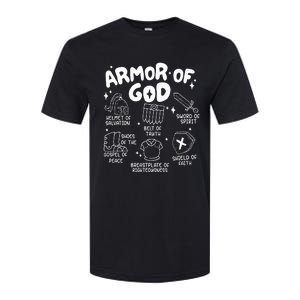 Armor Of God put on the armor of God Christian bible verses Softstyle CVC T-Shirt