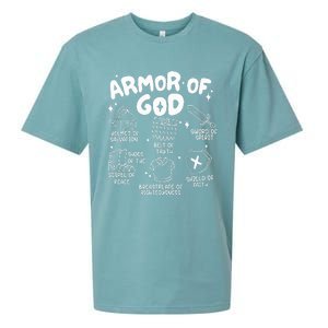 Armor Of God put on the armor of God Christian bible verses Sueded Cloud Jersey T-Shirt