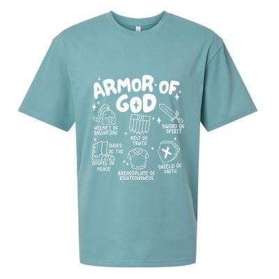 Armor Of God put on the armor of God Christian bible verses Sueded Cloud Jersey T-Shirt