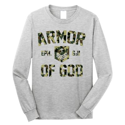 Armor Of God Military Camo Camouflage Long Sleeve Shirt