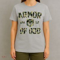 Armor Of God Military Camo Camouflage T-Shirt