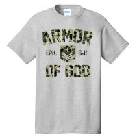 Armor Of God Military Camo Camouflage Tall T-Shirt