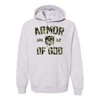 Armor Of God Military Camo Camouflage Premium Hoodie