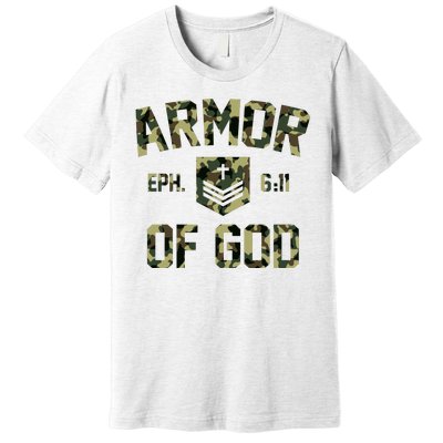 Armor Of God Military Camo Camouflage Premium T-Shirt