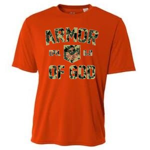 Armor Of God Military Camo Camouflage Cooling Performance Crew T-Shirt