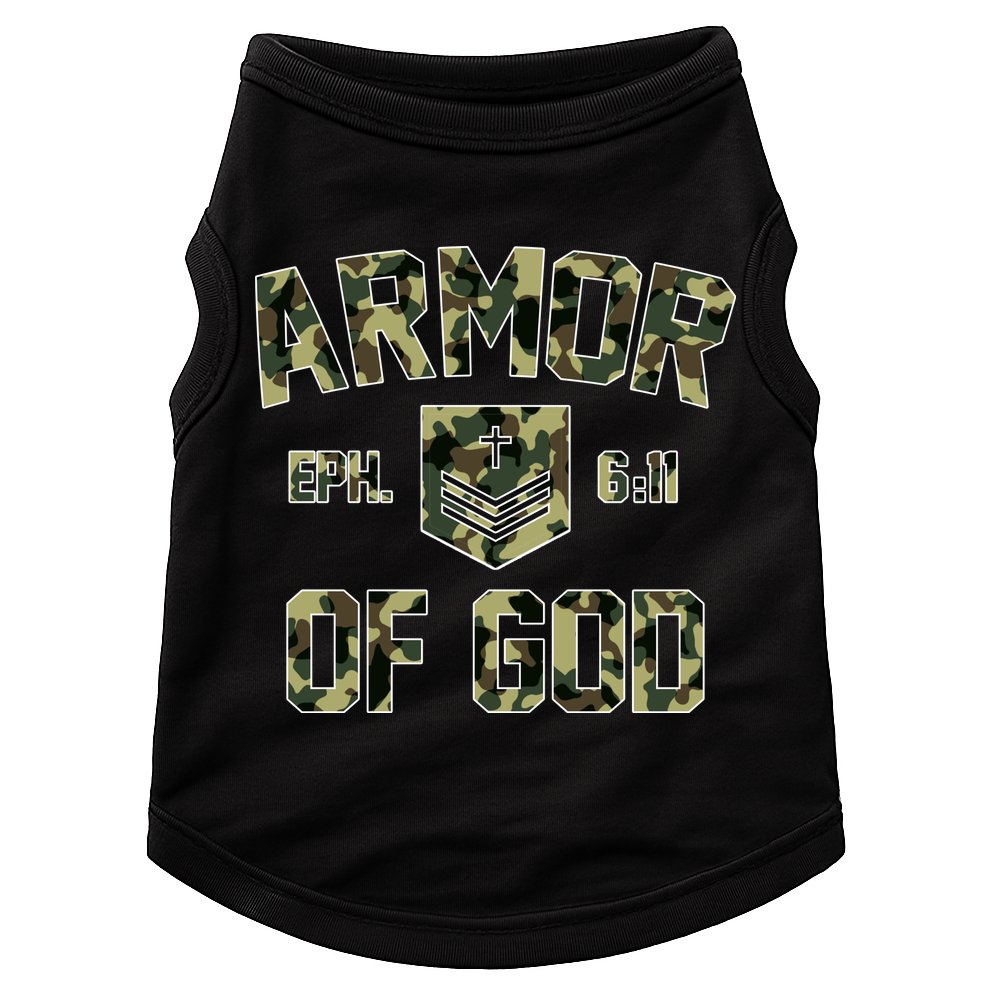 Armor Of God Military Camo Camouflage Doggie Tank
