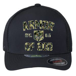 Armor Of God Military Camo Camouflage Flexfit Unipanel Trucker Cap