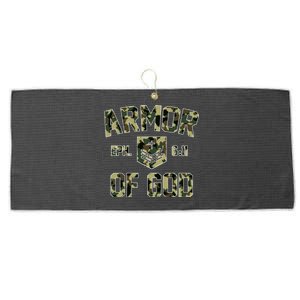 Armor Of God Military Camo Camouflage Large Microfiber Waffle Golf Towel