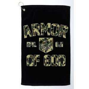 Armor Of God Military Camo Camouflage Platinum Collection Golf Towel