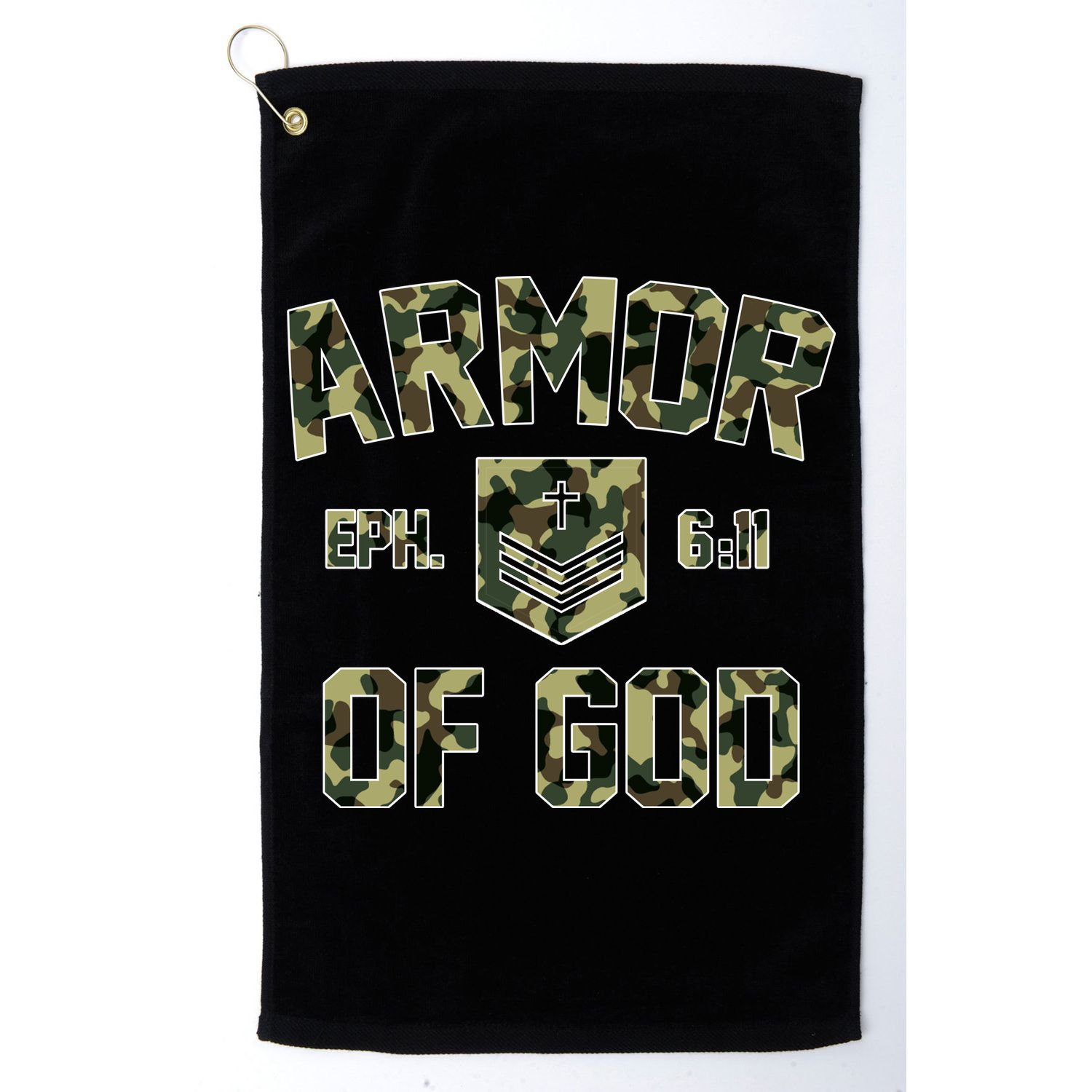 Armor Of God Military Camo Camouflage Golf Towel