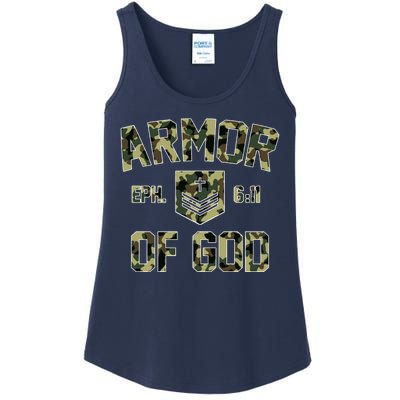 Armor Of God Military Camo Camouflage Ladies Essential Tank