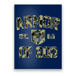 Armor Of God Military Camo Camouflage Poster