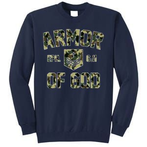 Armor Of God Military Camo Camouflage Tall Sweatshirt