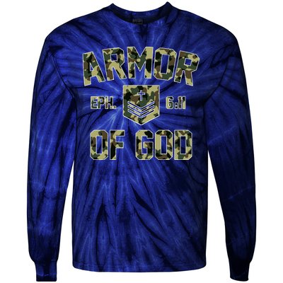 Armor Of God Military Camo Camouflage Tie-Dye Long Sleeve Shirt