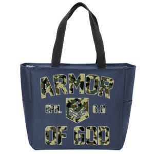 Armor Of God Military Camo Camouflage Zip Tote Bag