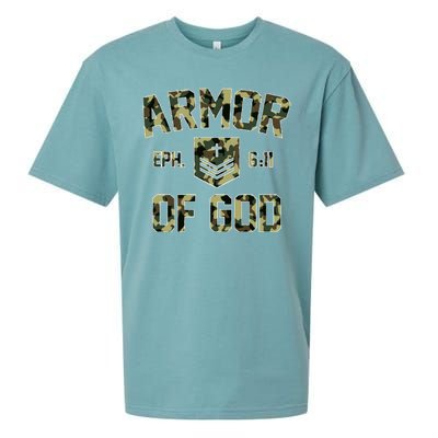 Armor Of God Military Camo Camouflage Sueded Cloud Jersey T-Shirt