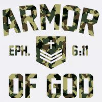 Armor Of God Military Camo Camouflage Garment-Dyed Sweatshirt