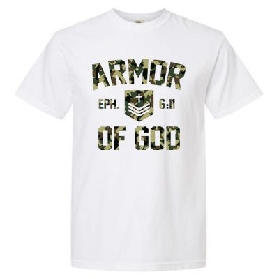 Armor Of God Military Camo Camouflage Garment-Dyed Heavyweight T-Shirt