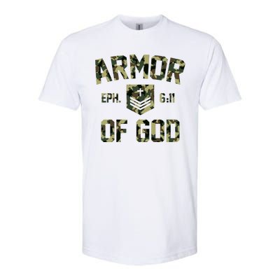 Armor Of God Military Camo Camouflage Softstyle CVC T-Shirt