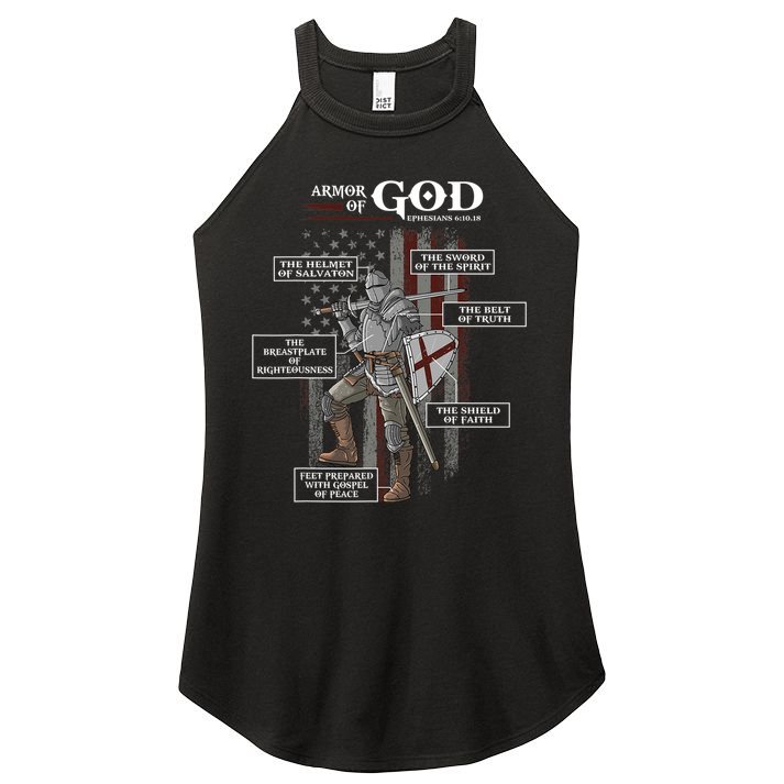 Armor Of God Ephesians 6 10 18 Bible Verse Women's Perfect Tri Rocker Tank
