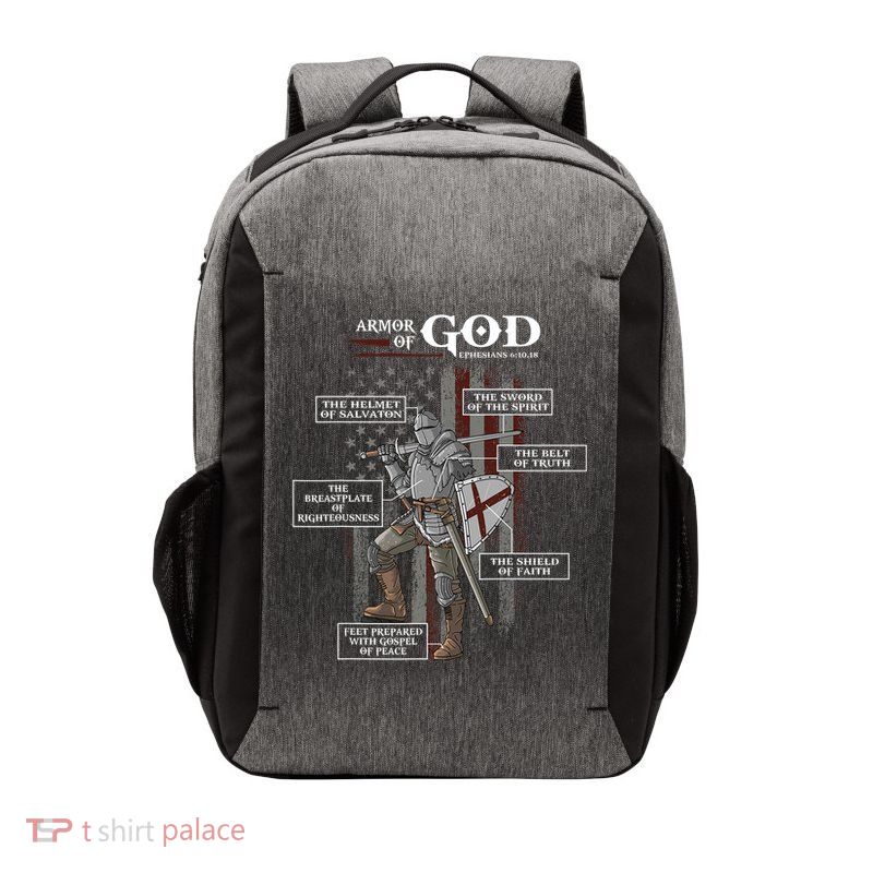 Armor Of God Ephesians 6 10 18 Bible Verse Vector Backpack