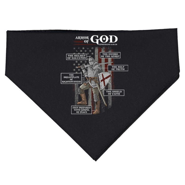 Armor Of God Ephesians 6 10 18 Bible Verse USA-Made Doggie Bandana