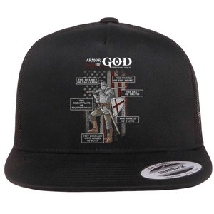 Armor Of God Ephesians 6 10 18 Bible Verse Flat Bill Trucker Hat