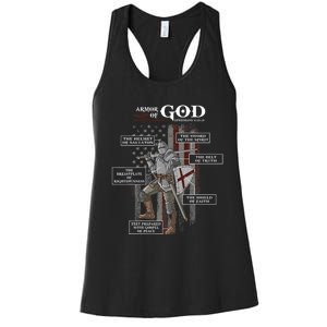 Armor Of God Ephesians 6 10 18 Bible Verse Women's Racerback Tank