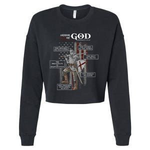 Armor Of God Ephesians 6 10 18 Bible Verse Cropped Pullover Crew