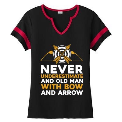 Archery Old Gift Bow Bow Archer Gift Ladies Halftime Notch Neck Tee