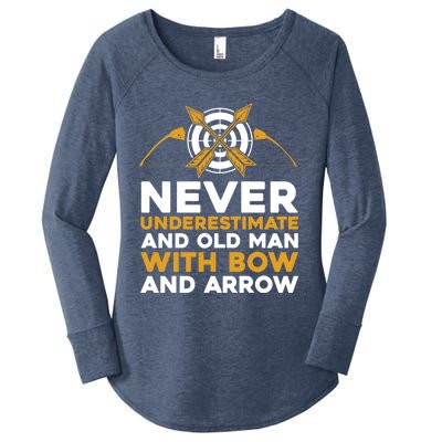 Archery Old Gift Bow Bow Archer Gift Women's Perfect Tri Tunic Long Sleeve Shirt