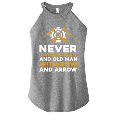 Archery Old Gift Bow Bow Archer Gift Women’s Perfect Tri Rocker Tank