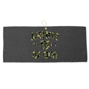 Armor Of God Military Camo Camouflage Large Microfiber Waffle Golf Towel