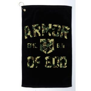 Armor Of God Military Camo Camouflage Platinum Collection Golf Towel