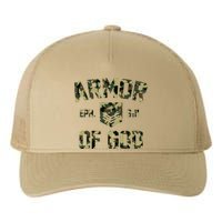 Armor Of God Military Camo Camouflage Yupoong Adult 5-Panel Trucker Hat