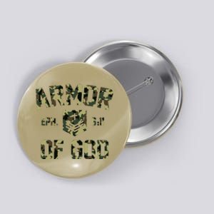 Armor Of God Military Camo Camouflage Button