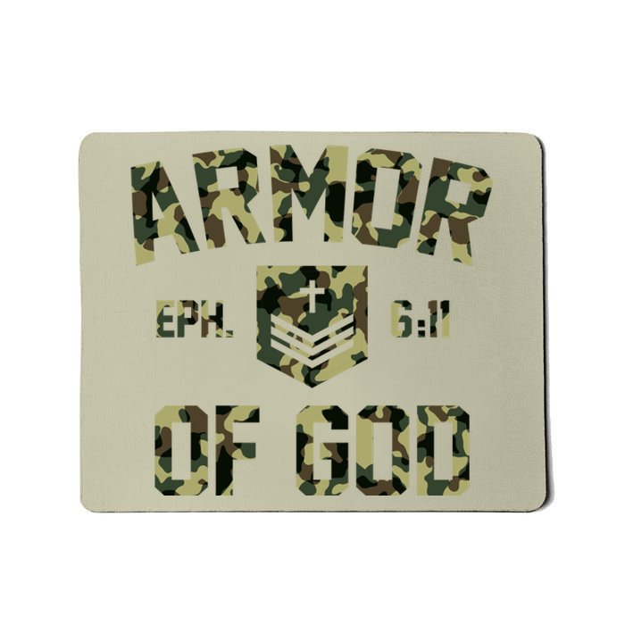 Armor Of God Military Camo Camouflage Mousepad