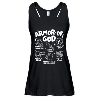 Armor Of God Christian Ladies Essential Flowy Tank