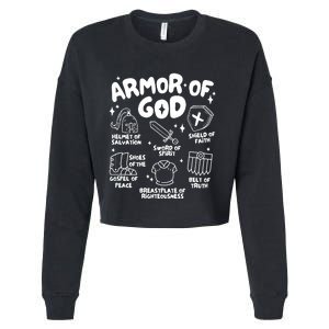 Armor Of God Christian Cropped Pullover Crew