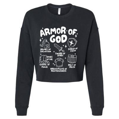 Armor Of God Christian Cropped Pullover Crew