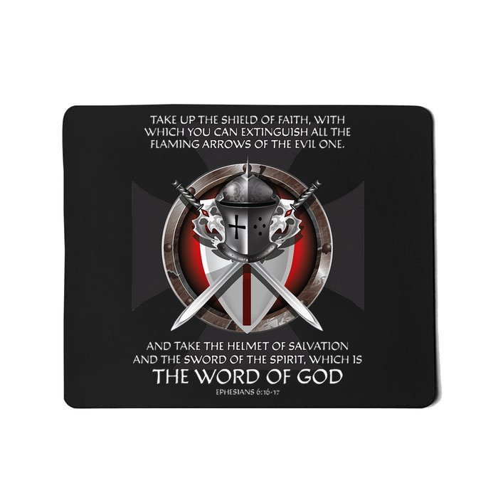 Armor Of God Men Women Kids Christian Bible Verse Mousepad