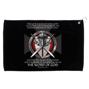 Armor Of God Men Women Kids Christian Bible Verse Grommeted Golf Towel