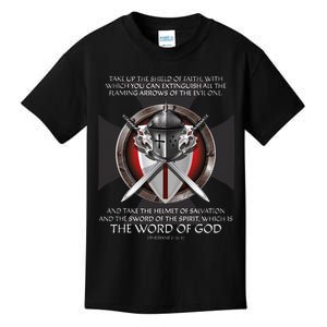 Armor Of God Men Women Kids Christian Bible Verse Kids T-Shirt