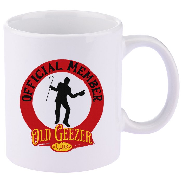 An Old Geezer Old Man Member 11oz C Handle Ceramic Mug