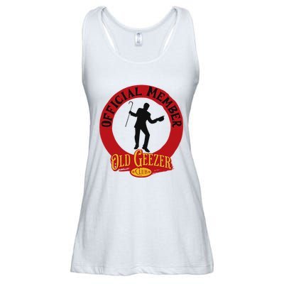 An Old Geezer Old Man Member Ladies Essential Flowy Tank